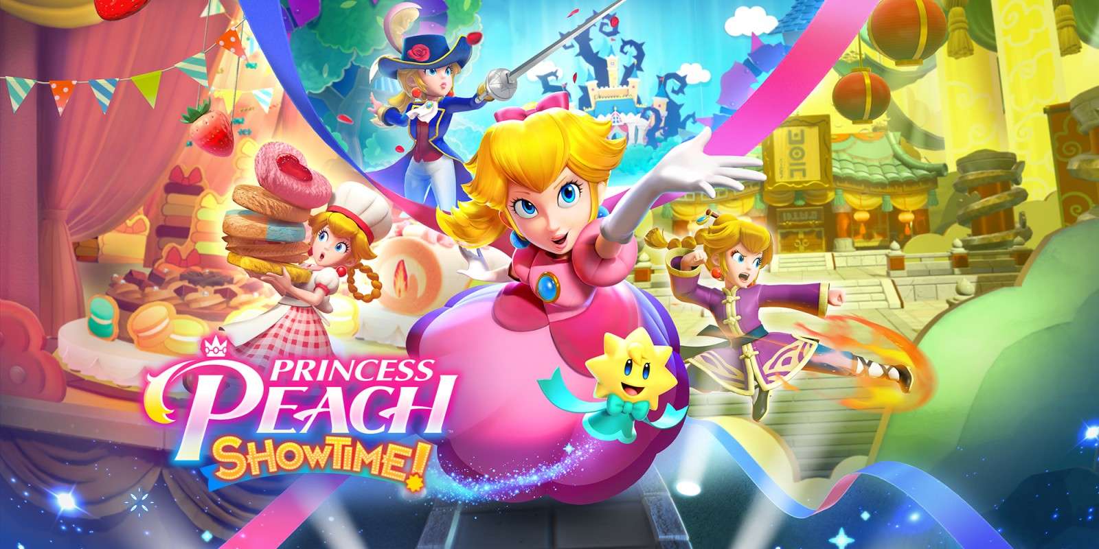Princess Peach - Showtime Cover / Wallpaper. Adventure und Actionspiel (2024) für die Nintendo Switch.